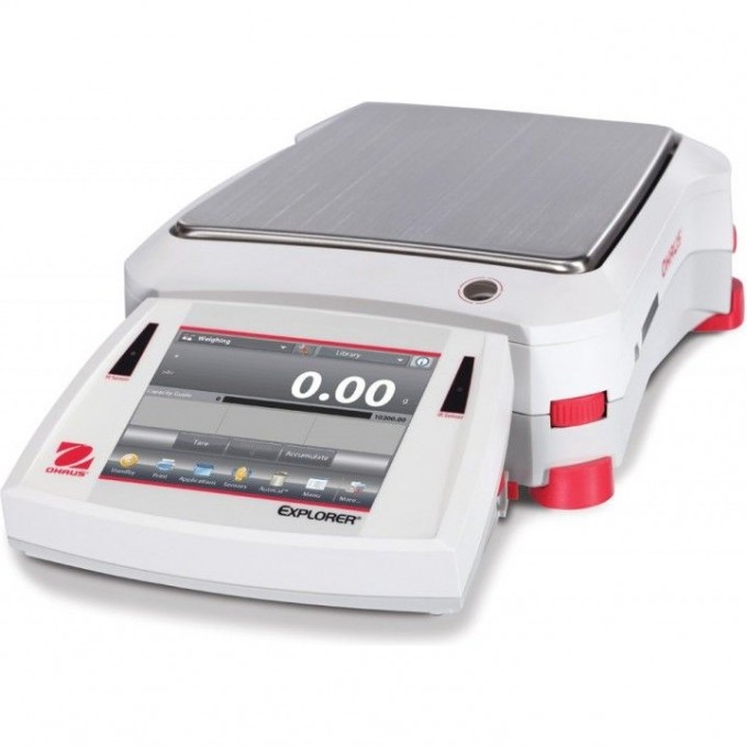 Лабораторные весы OHAUS Explorer с пределом взвешивания 2200 г и дискретностью 0.01 г EX2202