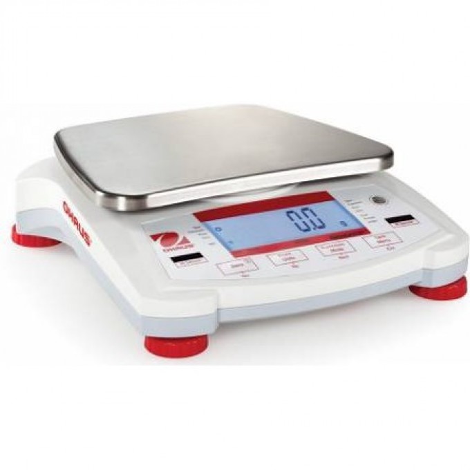 Весы технические OHAUS Navigator 5100 г, шаг 0.01 г, платформа 194×203 мм NVL5101